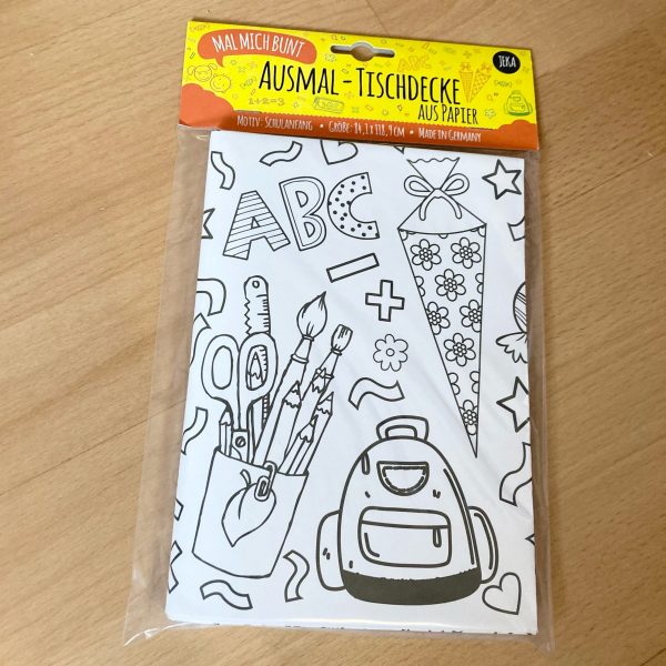 Ausmal-Tischdecke aus Papier - verschiedene Motive – Bild 3